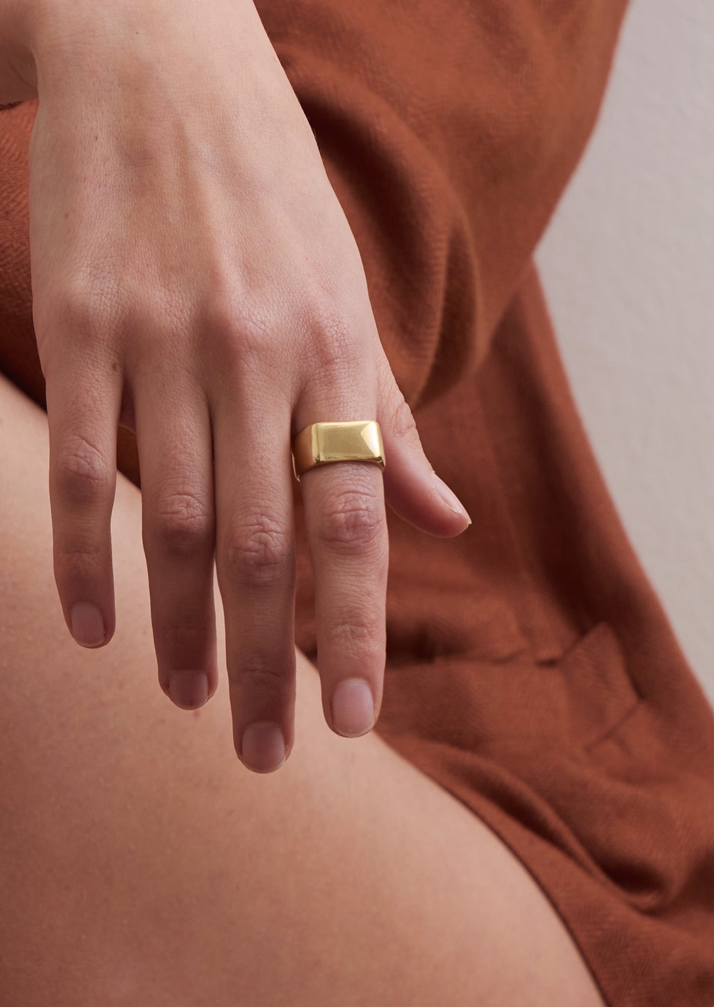 Rectangular Signet Ring