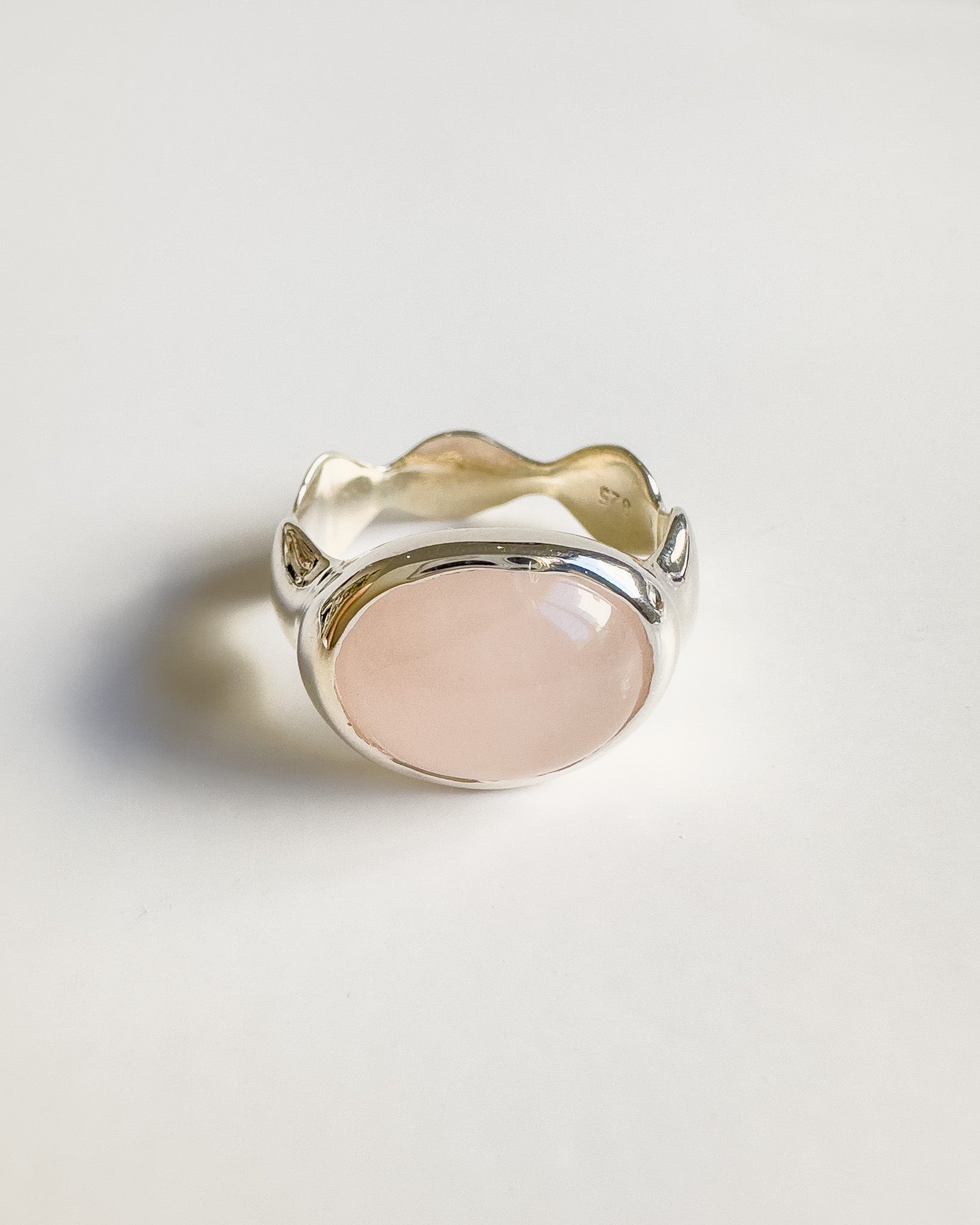 Gemstone Ripple Ring