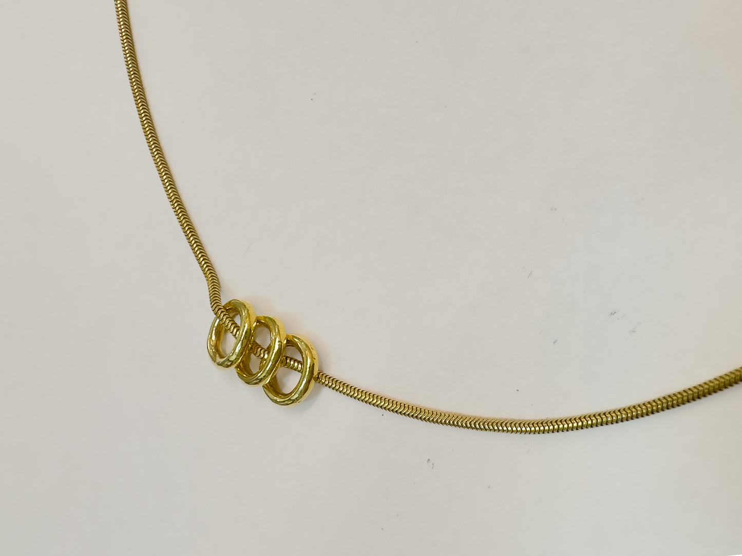 Three Link Chain Necklace