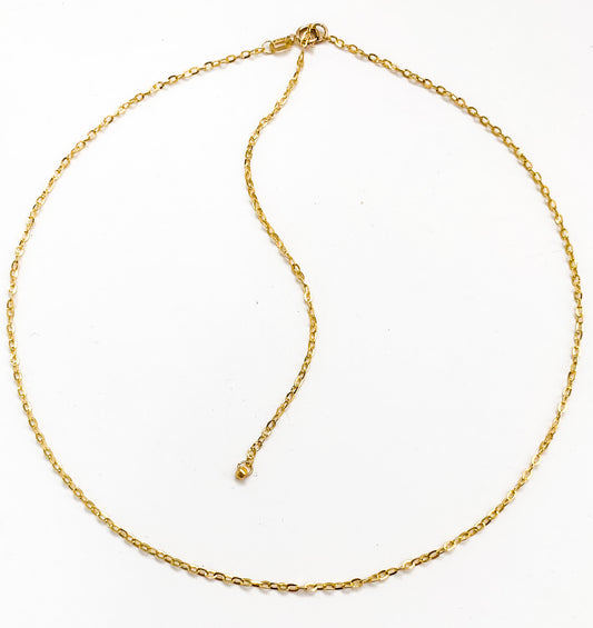 LORNE Solid 9ct Yellow Gold Anchor Chain Choker—a subtle and elegant addition to your jewelry collection that makes an impact.