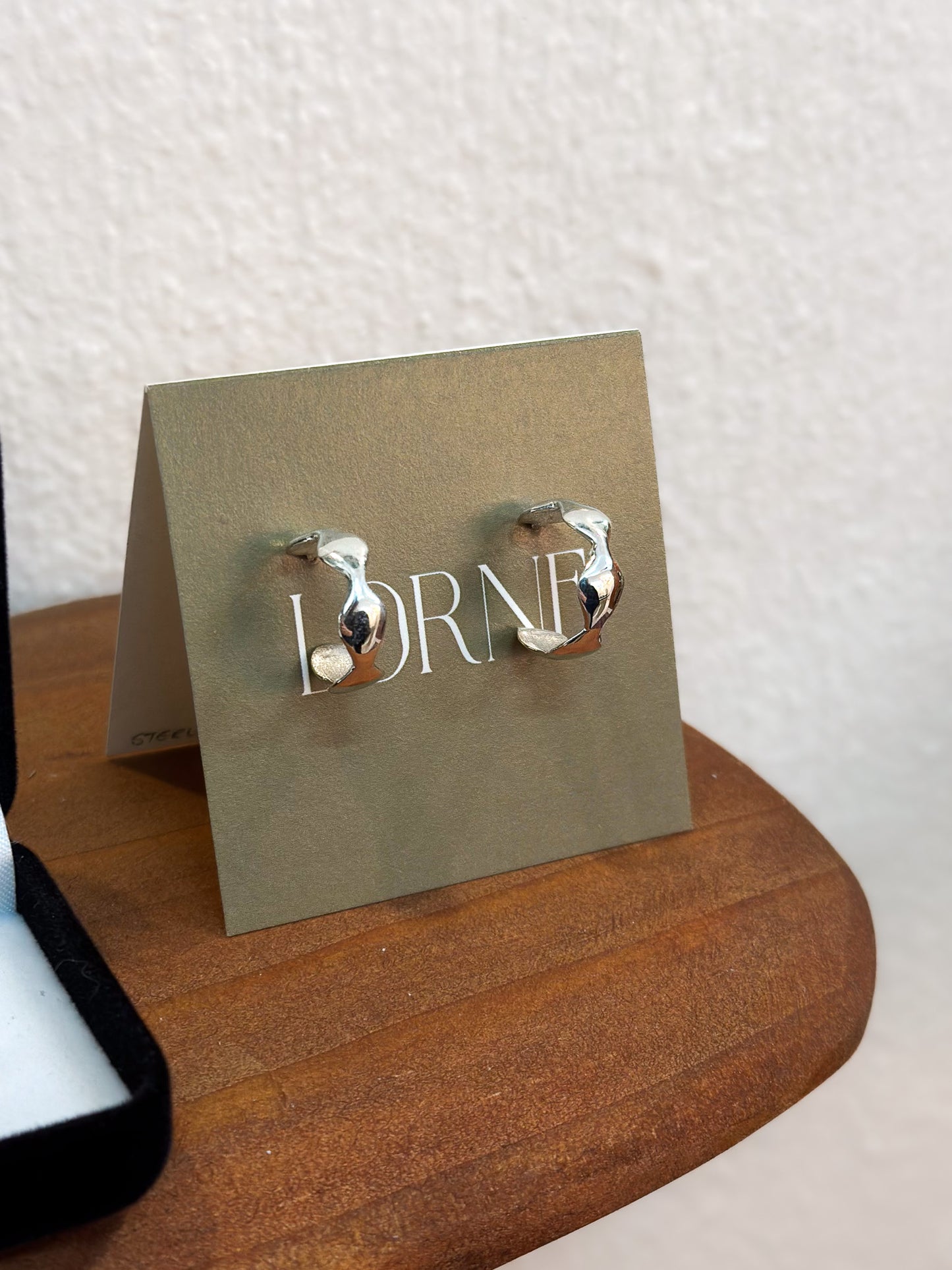 Ripple Hoop Earrings