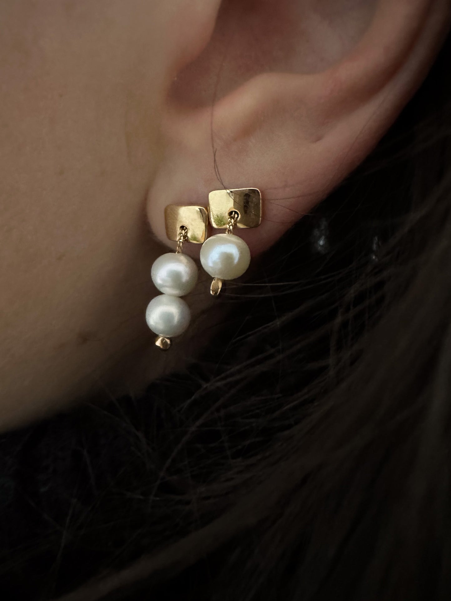 Swing Pearl Earring Set (Mini)