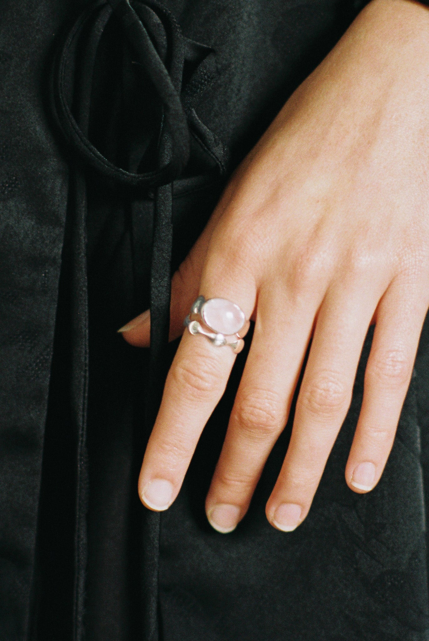Gemstone Ripple Ring
