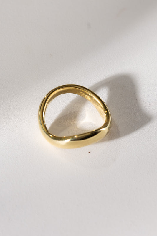 Gold Contour Ring