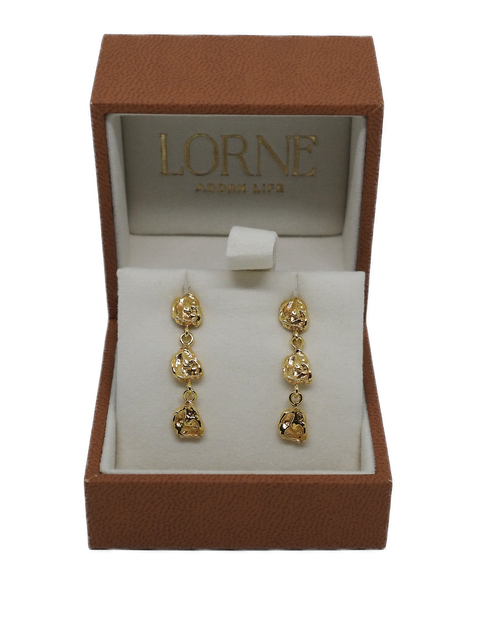 Gold Melt Dangles