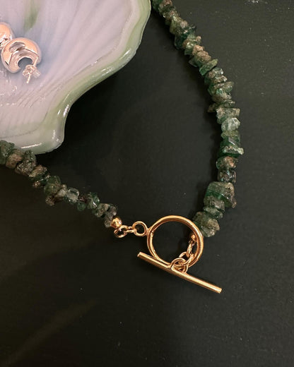 Emerald Chip Necklace