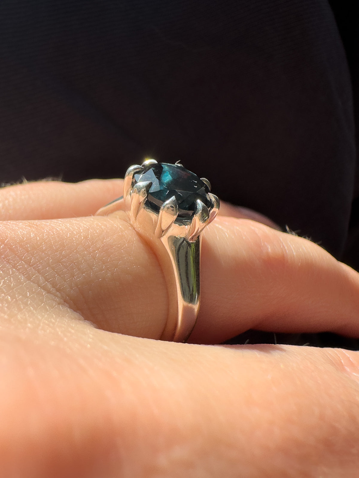 Juliette Topaz Ring - Silver
