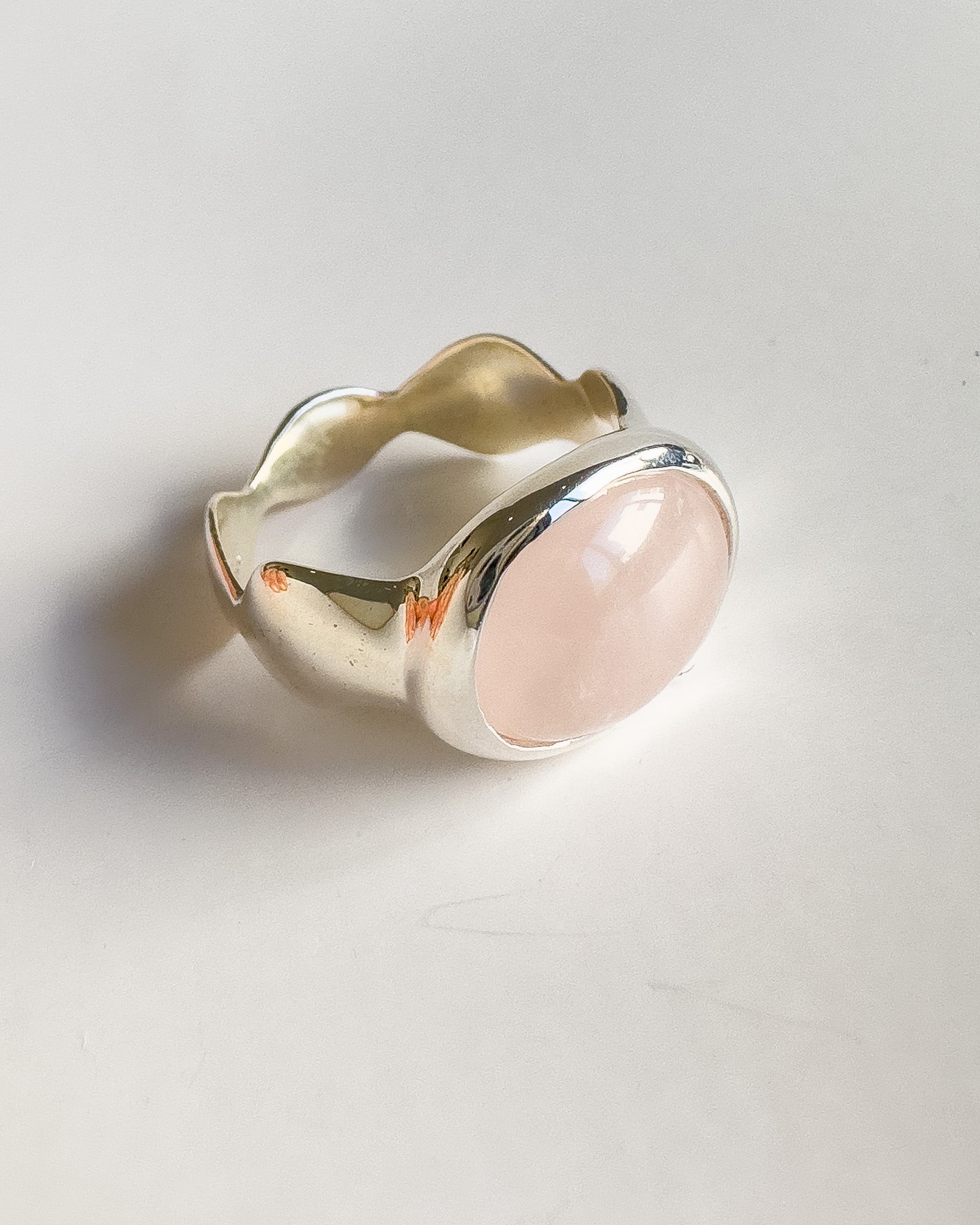Gemstone Ripple Ring