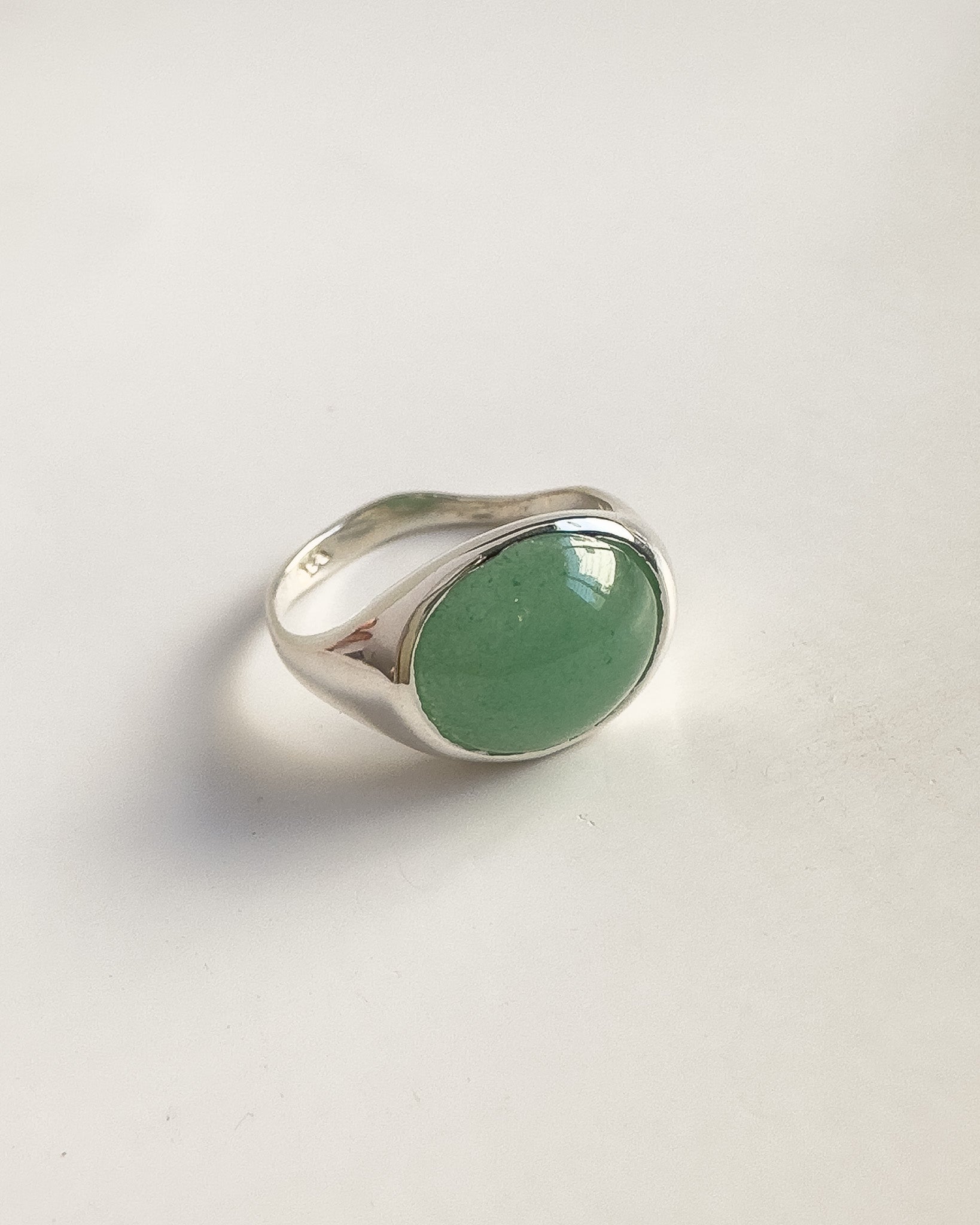 Wavy Gemstone Ring