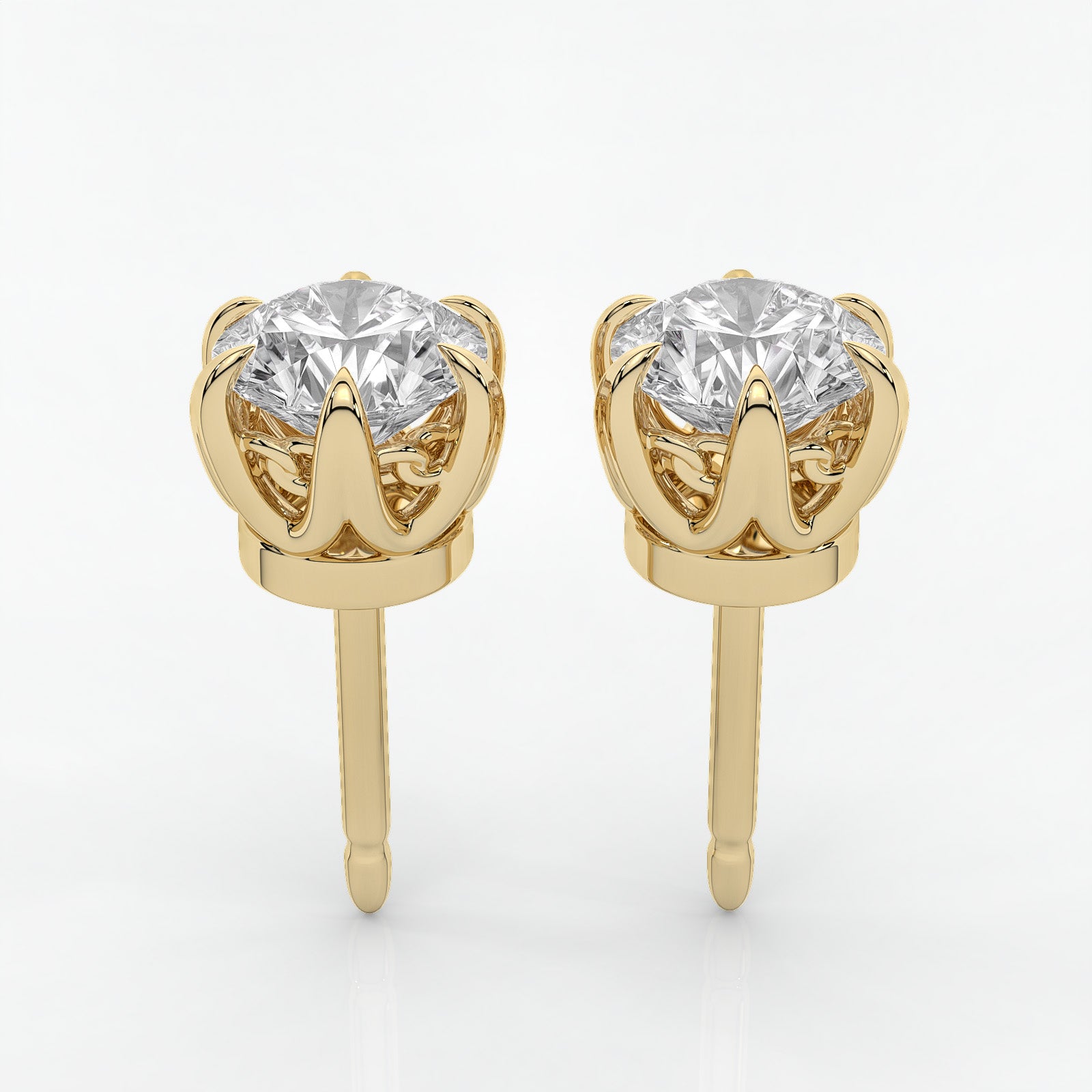 Raya 1ct. Diamond Stud Earrings
