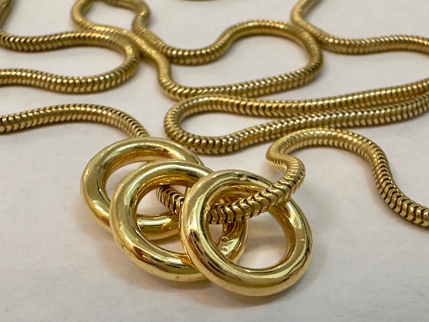 Three Link Chain Necklace