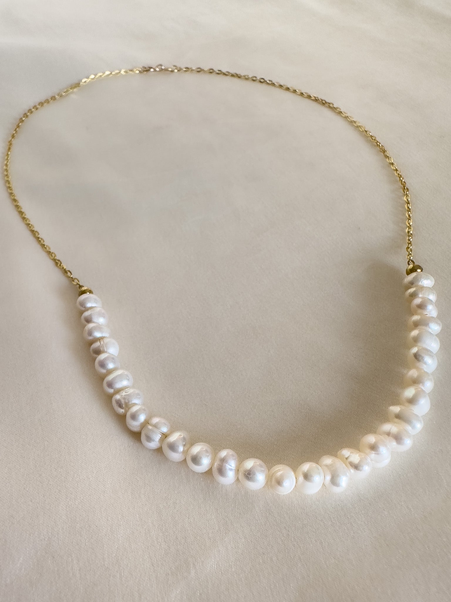 9ct. Gold Freshwater Pearl Necklace