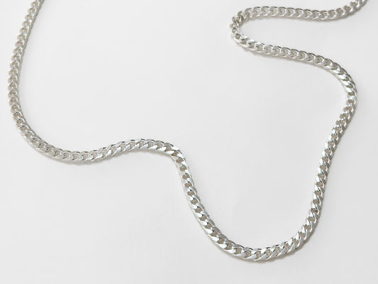 3mm Curb Chain Necklace