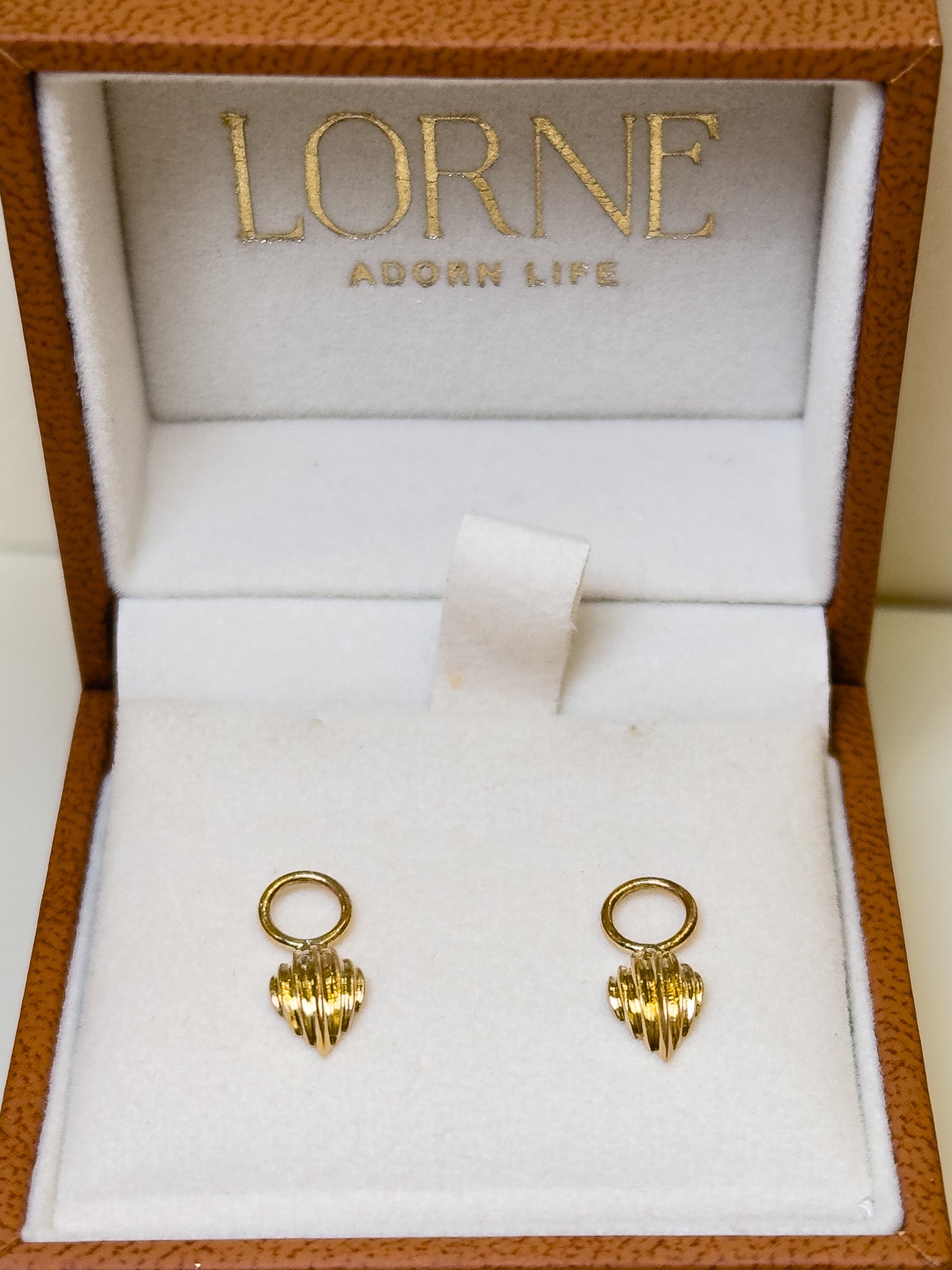 9ct. Gold Scallop Charms