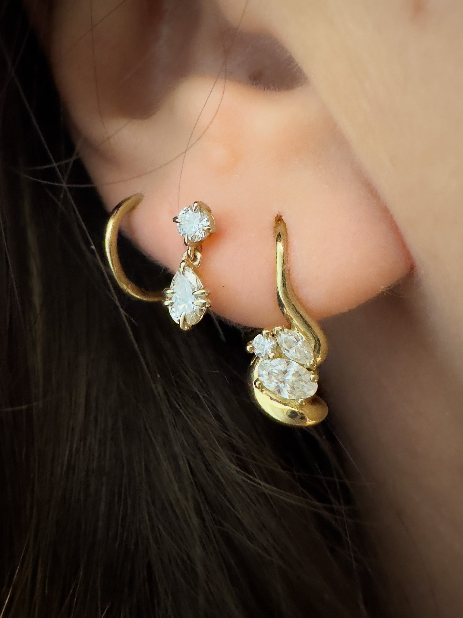 Amelie Cluster Earrings