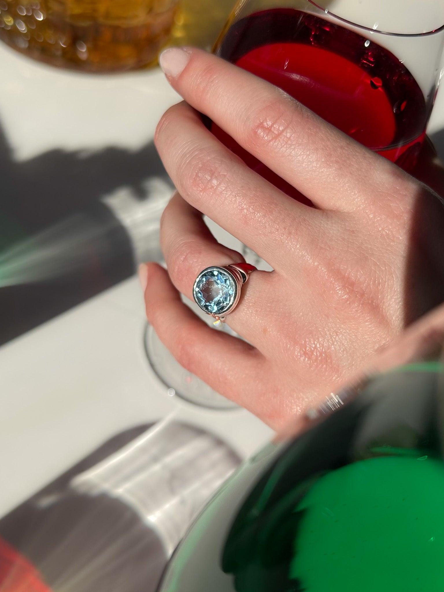 Topaz Cocktail Ring