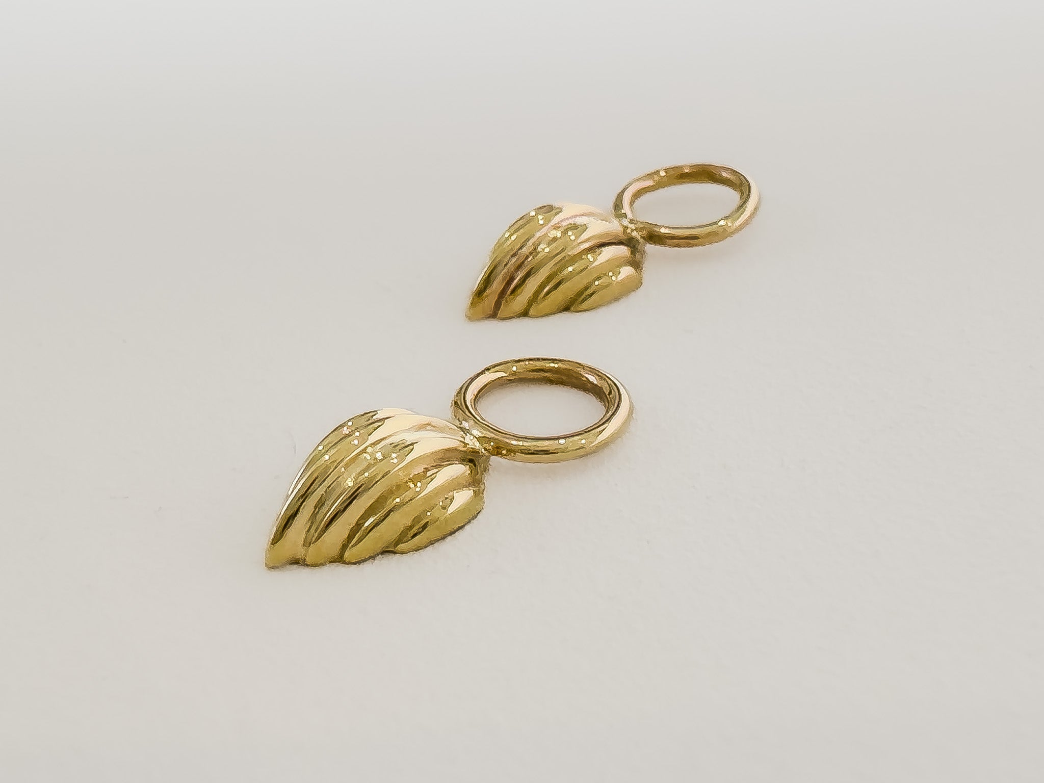 9ct. Gold Scallop Charms