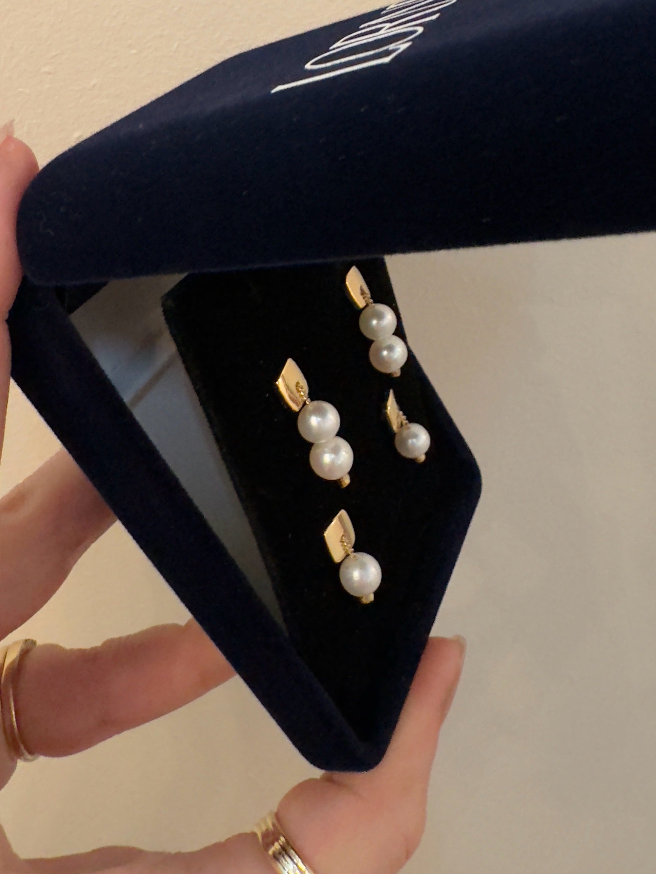 Swing Pearl Earring Set (Mini)