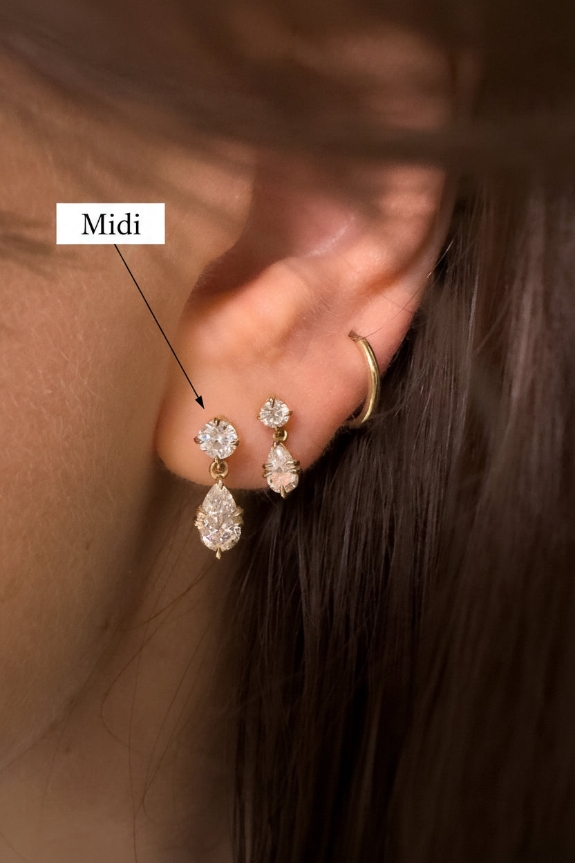 Amara Midi Drop Earrings