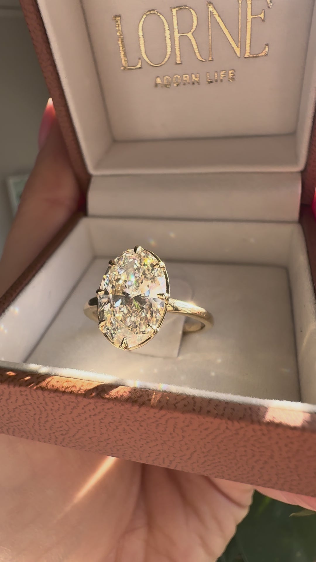 oval diamond engagement ring