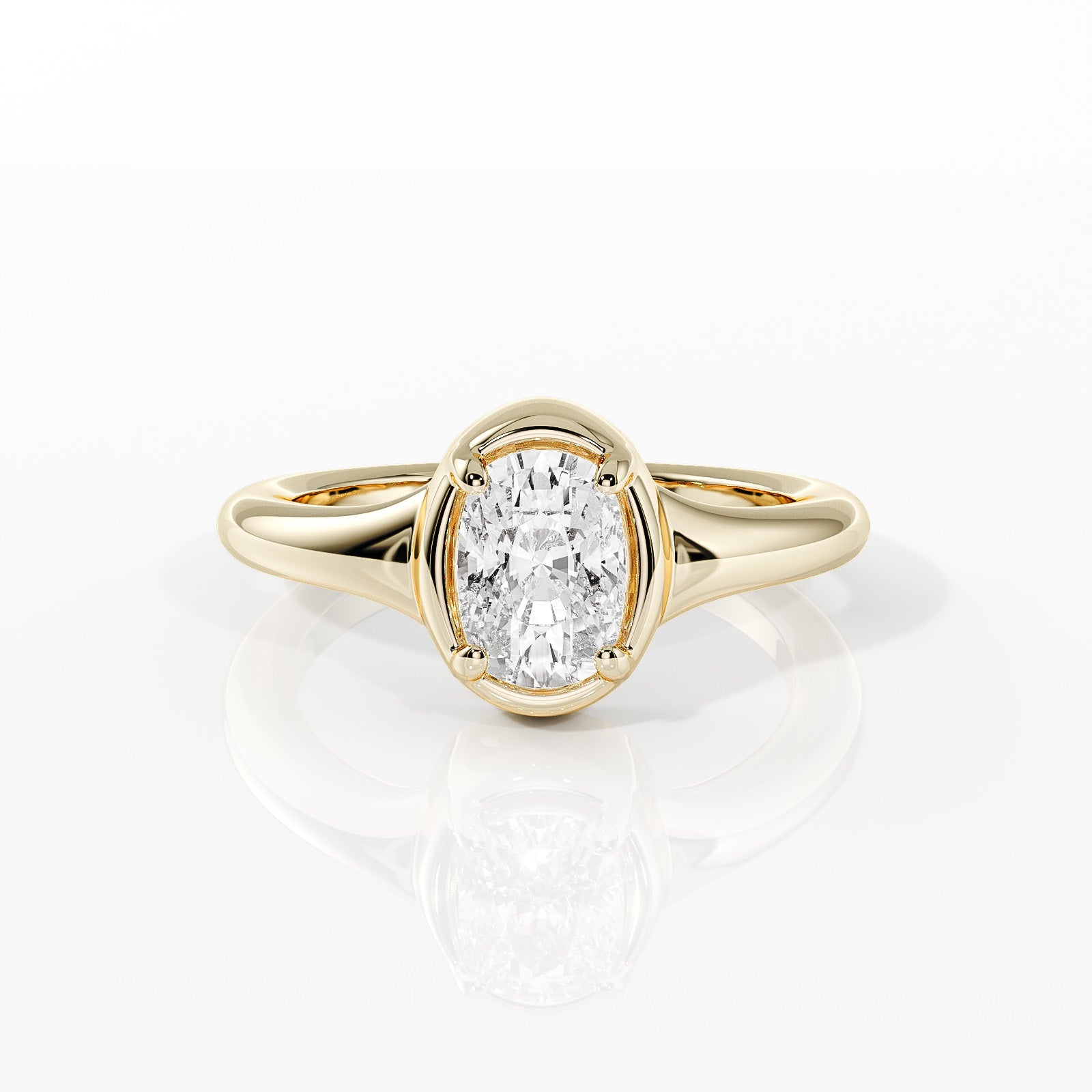 Juno Signet Style Diamond Ring